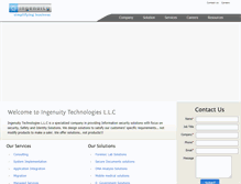 Tablet Screenshot of ingenuityglobal.com